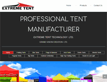Tablet Screenshot of extremetent.com
